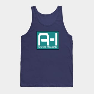 AI Artificial Intelligence Science Fiction Tank Top